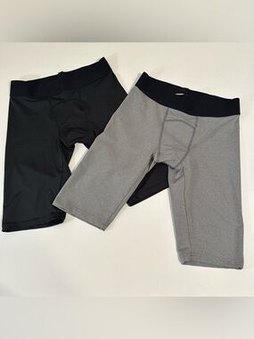 2 FASHION NOVA SPORT ATHLETIC ACTIVEWEAR GYM COMPRESSION SHORTS